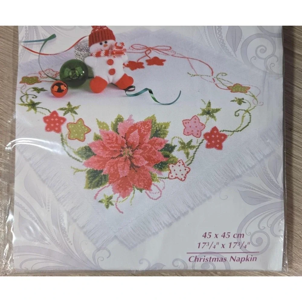 RIOLIS‎ Christmas Napkin cross stitch kit